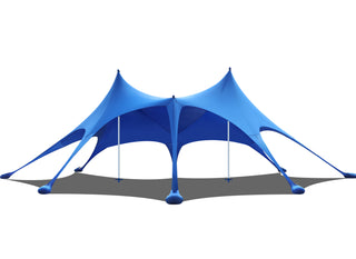 Osoeri Beach Tent, 20 x 13ft Camping Sun Shelter UPF50+ with 8 Sandbags, Sand Shovels, Ground Pegs & Stability Poles, Outdoor Shade Beach Canopy for Camping Trips, Fishing, Backyard Fun or Picnics