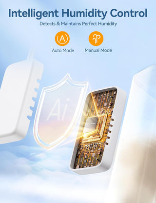 12L Humidifiers Last 120 Hours, Cover up to 1000ft², Top Fill Ultrasonic Cool Mist Humidifier, 3 Mist Level, 24H Timer, Essential Oil Diffuser Humidifiers For Bedroom, Home