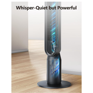 Easoger Tower Fan 42" Oscillating Tower Fan with 4 Modes, 4 Wind Speeds, 15H Timers, 90°Oscillation & 135° Vertical, Standing Fans for Home Bedroom Living Room Office, Powerful Floor Fan with Remote
