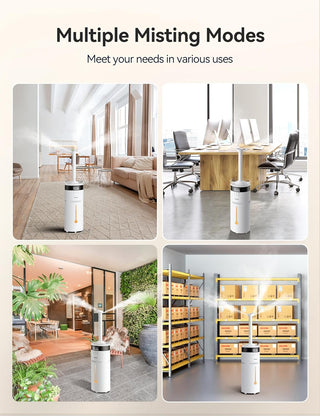 18L Ultrasonic Cool Mist Humidifier Suitable for Large Spaces up to 1200 sq ft 5-Speed Automatic Mist Settings Quiet Home Humidifier