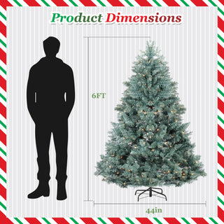 6ft Artificial PVC Christmas Tree with Stand Holiday Season Indoor Outdoor Green