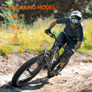 Osoeri 02 26" x 4" Fat Tire Electric Bike for Adults - Break Free in Style and Conquer Boundaries